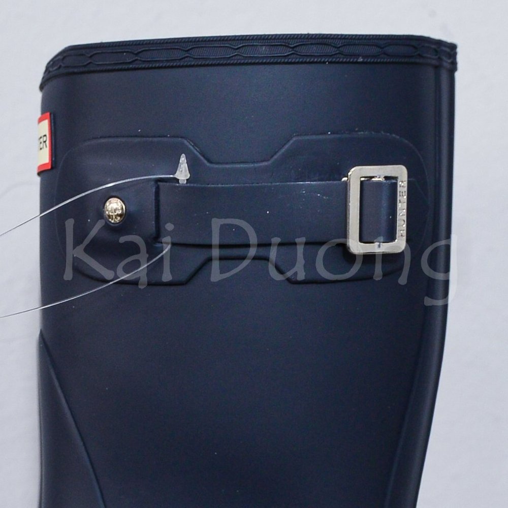 Hunter-Women's Original Short Rain Boots in Navy color - Picture 4 of 9